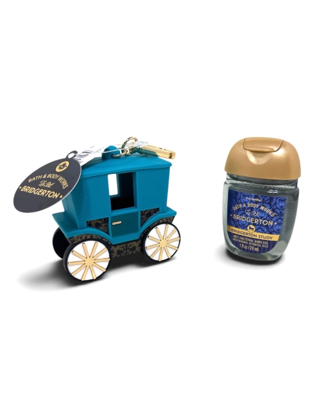 NWT Bath & Body Works Bridgerton Carriage PocketBac Holder + Bridgerton Study